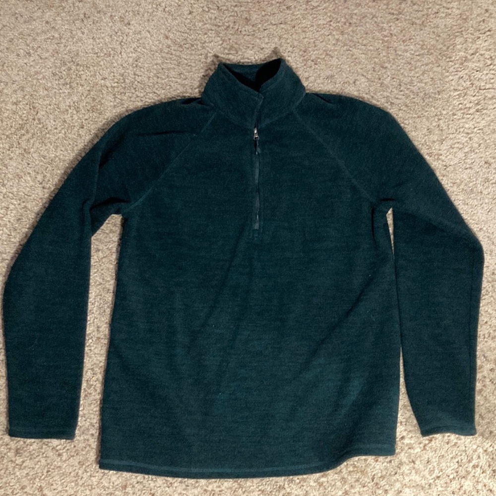 Eddie Bauer Womens Quarterzip Fleece Sweater- Size M